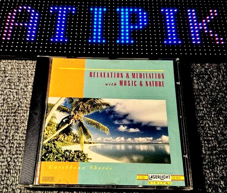 🌴 Cd Collector Allemand "Caribbean Shores" Relaxation & Méditation - Rare En France 🌊😌